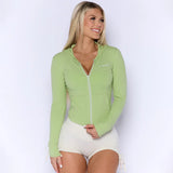 Pchee Bum Zipper Hoodie (Green)