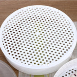 Round Single/Double Tier Microwave Food Steamer