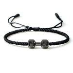 Dumbbell Strand Bracelet Handmade Braid Knot Adjustable