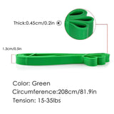 Resistance Band Heavy Duty Green 50-125lbs