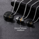 Dumbbell Necklace.