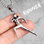 Women's Runner Pendant Necklace